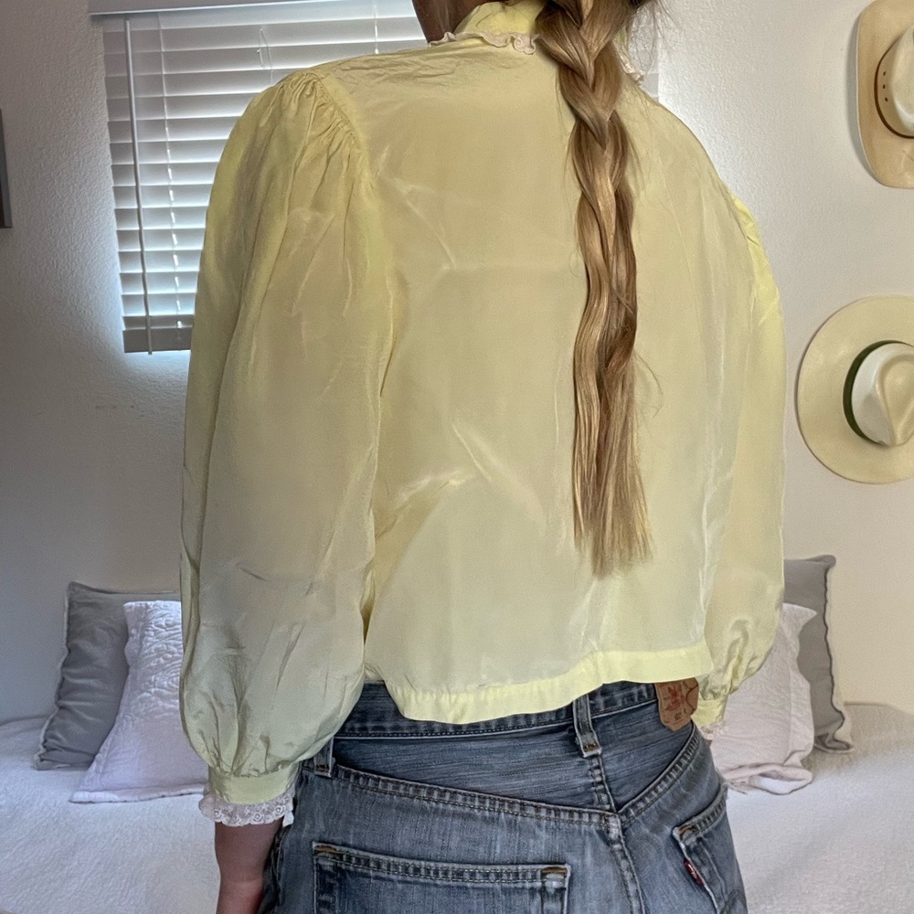 Vintage sleep nightgown miss Elaine vibes tie top! - Picture 5 of 5